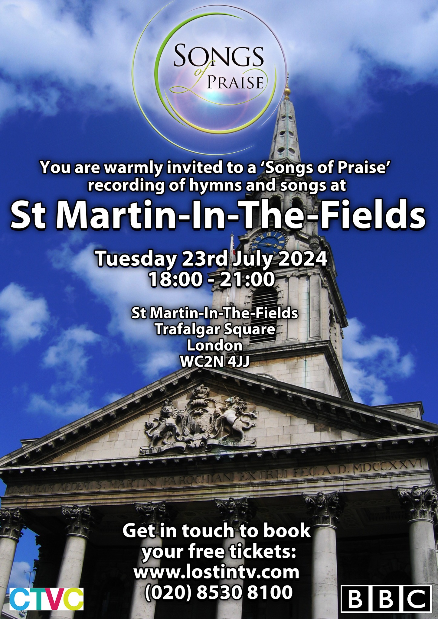 Songs of praise. St Martin in the fields